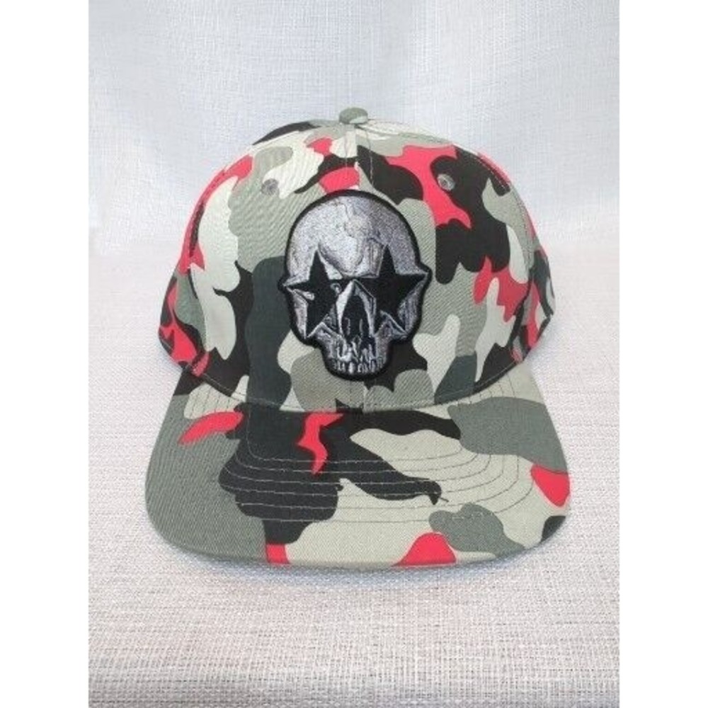 Staple Pigeon Camo Snapback Hat With‎ Skull - New Old Stock w/ tags